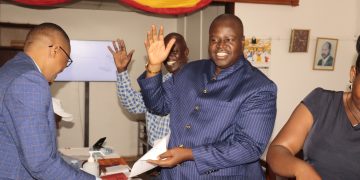 Fred Ssimbwa Kaggwa, DF party flag bearer.