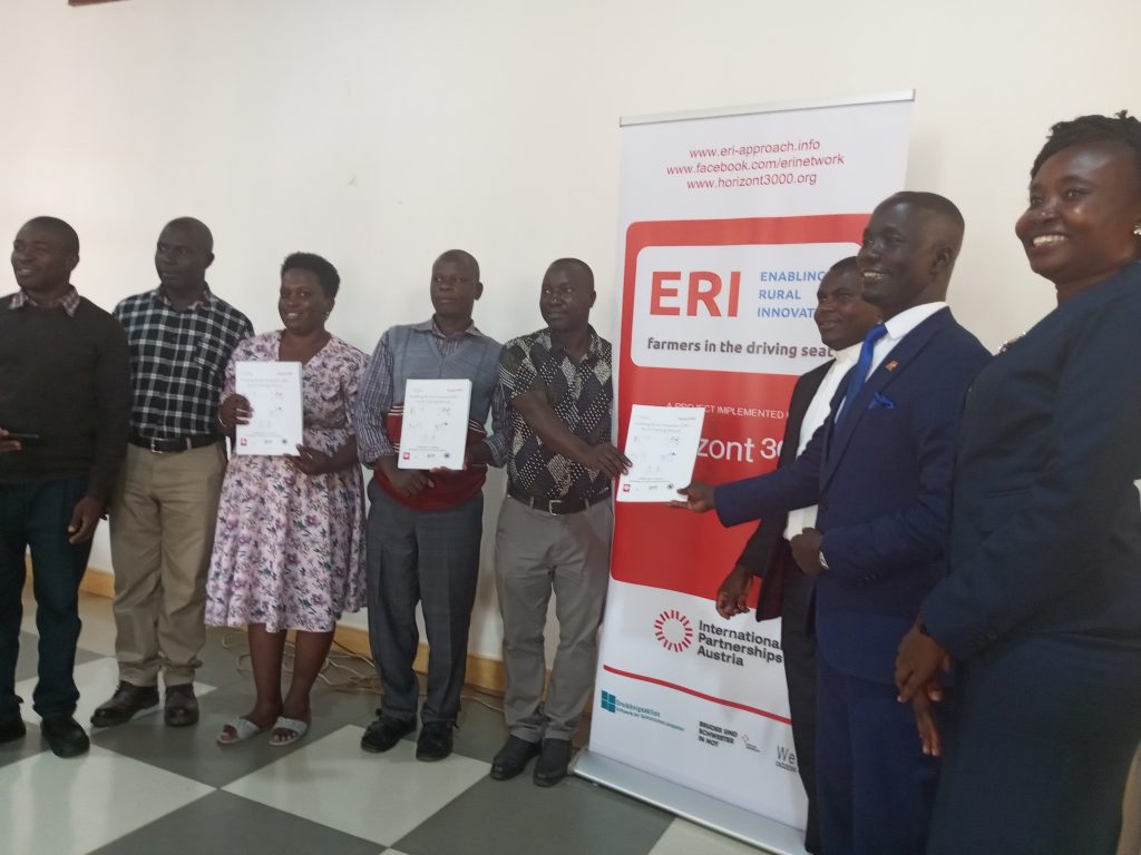 Some of the officials from Rakai and Kyotera received the manual.