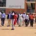 Journalists tour Uganda Christian University’s Mukono Campus.