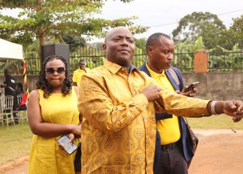 Ronald Kibuule at the nomination centre.