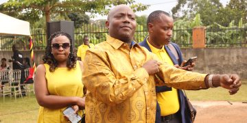 Ronald Kibuule at the nomination centre.