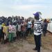 Mabirizi speaking to residents of Kiruli village in Kikamulo Sub County