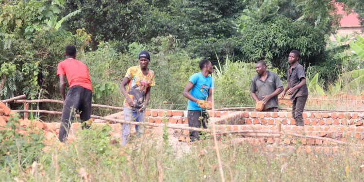 Part of Nakanyonyi Church of Uganda Primary School land in Nakifuma–Naggalama, where suspected land grabbers destroyed crops and boundary fences during an early morning raid.