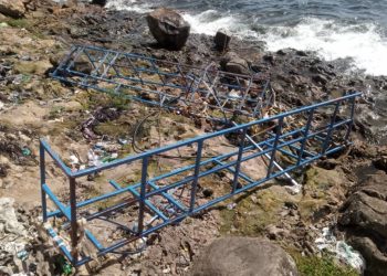 Abandoned materials lie scattered at the site, a stark reminder of the UGX 1.8 billion initiative that was never completed.