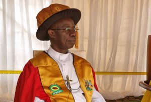 Br. Dr. Deogratius Mugema during the 13th graduation