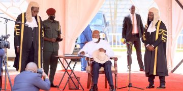 President Yoweri Museveni delivering his State of the Nation Address at Kololo Ceremonial Grounds on June 4, 2026.
