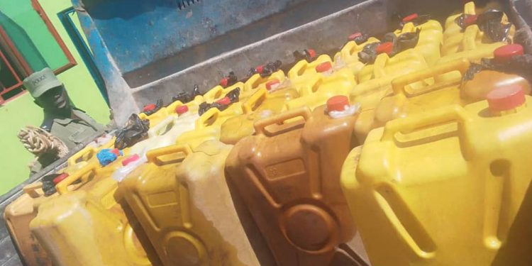 One Arrested as Police Intensify Crackdown on Theft of Road Construction Materials in Kiboga