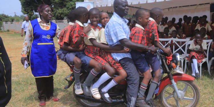 Rotary Club of Sonde Launches Road Safety Campaign for Boda-Boda Riders, Pupils