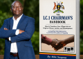 Author Mike Ssegawa poses with copies of his newly published The LC1 Chairman's Handbook, a practical guide designed to equip village chairpersons with leadership, governance and community development skills across Uganda.