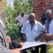Njeru Municipality Deputy RDC Richard Kakwezi and Njeru Municipality Planner Edmond Musoke at Kilyowa Village in Njeru Municipality Buikwe District.