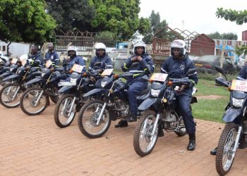RDC Warns Luwero Police Against Drunk Riding After Receiving 20 Motorcycles