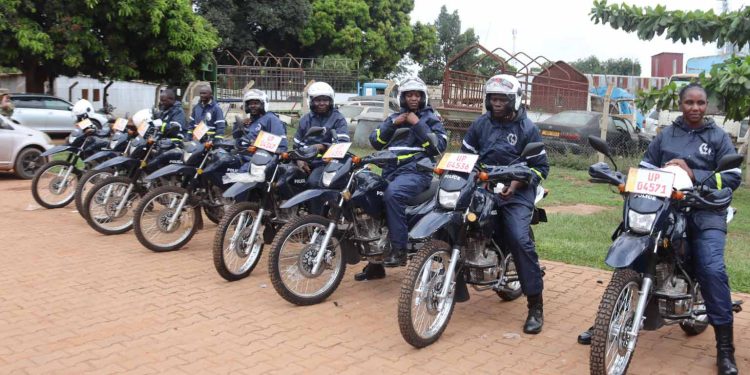 RDC Warns Luwero Police Against Drunk Riding After Receiving 20 Motorcycles