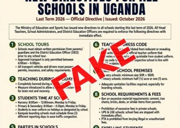 New Directives for All Schools Poster Is Fake
